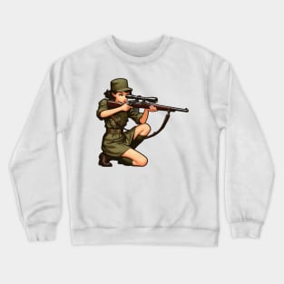 Sniper Girl Crewneck Sweatshirt
